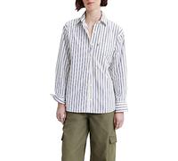 Levi's Damen Nola Oversized Shirt Hemd,Jenny Stripe Crown Blue,M