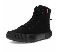 Levi's Damen Olivia CVS Canvas Hightop Fashion Sneaker Schuh, Schwarz einfarbig, 39 EU