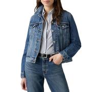 Jeansjacke LEVI'S "ORIGINAL TRUCKER", Damen, Gr. M (38), trial case, Web, Obermaterial: 100% Baumwolle, figurbetont kurz, 1-Knopf-Manschette mit Schlitz, Jacken Jeansjacke, FRESH COLLECTION (47919452-