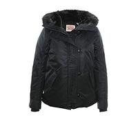Levi's Damen Parka Parka ISABELA MID DOWN 34709, Gr. X-Small, Schwarz (Jet Black 0)