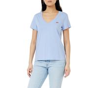 Levi's Damen Perfect V-Neck T-Shirt,Brunnera Blue Cotton,XXS