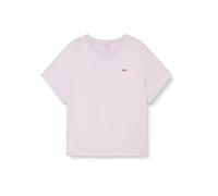 T-Shirt LEVI'S PLUS "PL THE PERFECT", Damen, Gr. 4XL (58/62), thistle, Single Jersey, Obermaterial: 100% Baumwolle, bestickt, unifarben, gerade hüftbedeckend, Rundhals, Shirts T-Shirt, mit Logo-Sticke