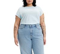 Levi's Damen Plus Size Graphic Authentic Tee T-Shirt, Easy Floral Stripe Omphalodes, 2XL