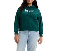 Levi's Damen Plus Size Graphic Standard Hoodie , Poster Logo Diamond Fill Deep Sea Moss, Grün, 3X