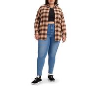 Levi's Damen Plus Size Mile High Super Skinny Jeans, Dark Indigo Worn In, 18 M