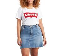 Levi's® Plus T-Shirt »Perfect Tee« mit Batwing-Logo, weiß-rot