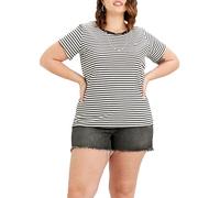 Levi´s ® Plus The Perfect Short Sleeve T-shirt Grün,Weiß 2X Frau (Herstellerartikelnummer: 73478-0005-X-2)