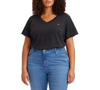 Levi's Damen Plus Size V-Neck Tee T-Shirt, Caviar, 2XL