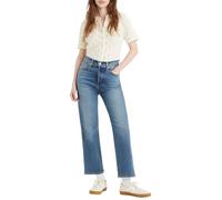 Levi's Damen Ribcage Straight Ankle Light Indigo-Flat Finish, Elevated Taste, 25W / 29L