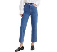 Levi's Damen Ribcage Straight Ankle Light Indigo-Worn IN, Jazz Pop, 23W / 27L