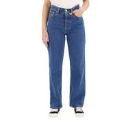 Levi's Damen Ribcage Straight Ankle MED Indigo-Worn IN, Cool As A Pickle, 26W / 29L