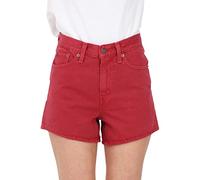 Levi's Damen Shorts Casual Mom 80er aus Denim Rot