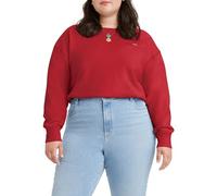 Levi's Damen Standard Crew Sweatshirt,Script Red,XS