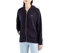 Levi's Damen Standard Zip Sweatshirt Hoodie Kapuzenpullover, Caviar, S