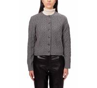 Levi's - Damen Strickjacke Primrose mit Zopfmuster, grau, XS