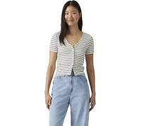 Levi's® T-Shirt mit Knopfleiste in Ecru, Größe S