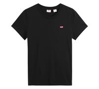 Levi's T-Shirt The Perfect Kurzarm Regular Fit 100% Baumwolle kleines Marken-Logo Damen XL Schwarz