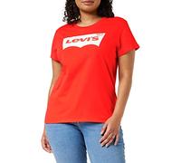 Levi's Damen The Perfect Tee T-Shirt,Batwing Poppy Red,XXS