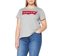 Levi's Damen The Perfect Tee T-Shirt,Batwing Smokestack Heather,M