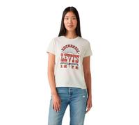 Levi's Damen The Perfect Tee T-Shirt, Copper Riveted Rock Poster Sugar Swizzle, L