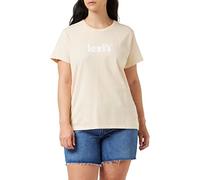 Levi's Damen The Perfect Tee T-Shirt,Poster Logo Peach Puree,S