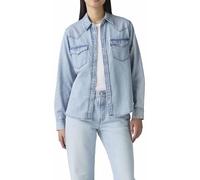 Hemdbluse LEVI'S "THE ULTIMATE WESTERN", Damen, Gr. S (36), big discussion, Web, Obermaterial: 100% Baumwolle, unifarben, regular fit normal, Manschette, Blusen Hemdbluse, mit Brusttaschen (54007851-S