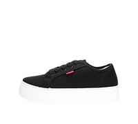Levi's Damen Tijuana Sneaker, Schwarz, 36 EU