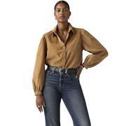 Levi's Damen Westernhemd Journey Corduroy aus Cord mit Spitzkragen, Braun (Tobacco Brown), XS