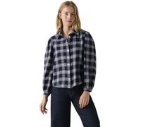 Levi's Damen Westernhemd Journey mit Knopfleiste, Standard Fit, Blau (Alarcon Plaid Navy), S