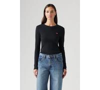Levi's Damen Essential HM LS Tee T-Shirt, Caviar, XL