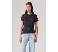 Levi's Essential Housemark Tee Blue Größe: L | Hemden Outlet | Damen | Blau
