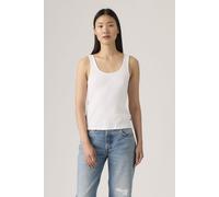 Tanktop LEVI'S "CLASSIC FIT TANK", Damen, Gr. XS (34), weiß, Rippware, Obermaterial: 100% Baumwolle, unifarben, regular fit normal, Rundhals, Tops (87639705-XS) weiß
