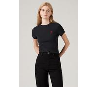 Levi's® T-Shirt mit Label-Detail und Rundhalsausschnitt in Black, Größe L