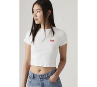 Levi's® Slim Fit T-Shirt mit Label-Patch in Weiss, Größe M