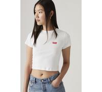 Levi's® Slim Fit T-Shirt mit Label-Patch in Weiss, Größe S