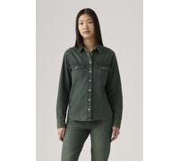 Levi's Essential Western Shirt Blue Größe: M | Longsleeves Outlet | Damen | Blau