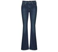 Schlagjeans LEVI'S "726 HR FLARE", Damen, Gr. 27, Länge 30, blau (schwarz indigo blau), Web, Obermaterial: 85% Baumwolle, 7% Lyocell, 6% Elastomultiester, 2% Elasthan, bootcut fit lang, Jeans (5656465