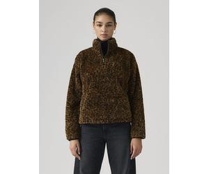 Levi's Fleecepullover "Gemma" in Braun - Größe S | Damenpullover