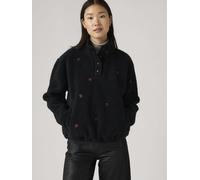 Levis Fleecepullover in Schwarz - Größe S | Damenpullover