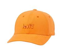LEVIS FOOTWEAR AND ACCESSORIES Damen Women's Poster Logo Flex FIT Cap, Regular ORANGE, UN
