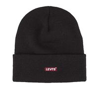 LEVIS FOOTWEAR AND ACCESSORIES Herren & Unisex Baby TAB Logo Beanie, Regular Black, UN