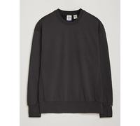 Levi's Garment Dyed Authentic Crew Neck Sweatshirt Black Schwarz L