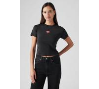 Levi's Gr Essential Sporty Tee Mini Flag Black Größe: S | Hemden Outlet | Damen | Schwarz