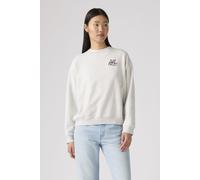 Sweatshirt LEVI'S, Damen, Gr. S (36), crew vicki floral bw, Sweatware, Obermaterial: 58% Baumwolle, 42% Polyester, casual, regular fit taillenbedeckt, Rundhals, Langarm Bündchen, Sweatshirts, mit Logo