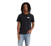 Levi's® T-Shirt mit Label-Print Modell 'CAVIAR' in Black, Größe XXL