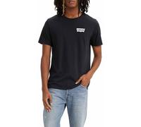 Levi's® T-Shirt mit Label-Print Modell 'CAVIAR' in Black, Größe M