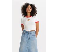 Levi's Graphic Mini Ringer Tee Ppeach Tab Bright Größe: XL | Hemden Outlet | Damen