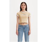 Levi's Graphic T-shirt Beige Größe: L | Hemden Outlet | Damen | Braun