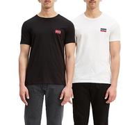 Levi´s ® Rundhalsausschnitt Graphic 2 Einheiten L White (Herstellerartikelnummer: 79681-0000-L)