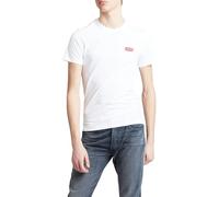 Levis Herren Doppelpack T-Shirt in grau / weiß L Regular Fit